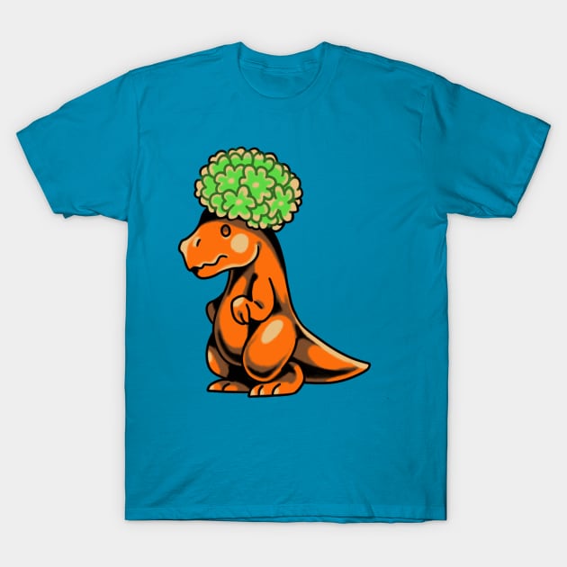 Chia pet Trex T-Shirt by Jugglingdino